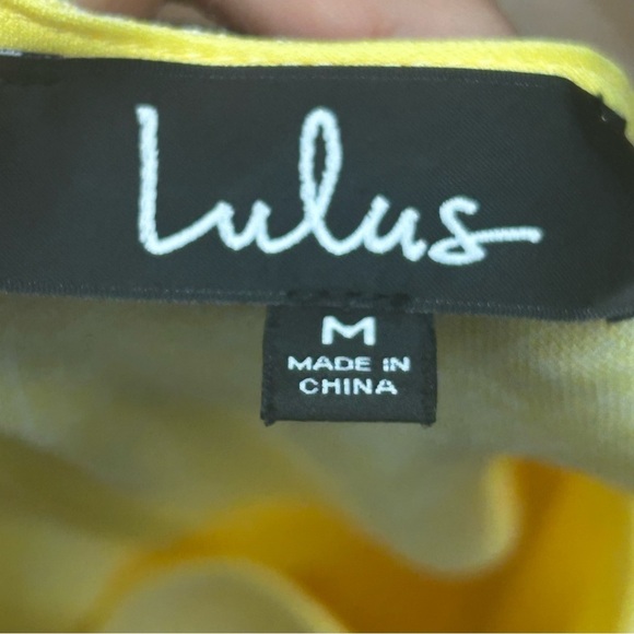 Lulus Winsome yellow Backless Open Back Skater Mini Dress - Picture 6 of 7